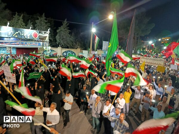 یکصدو ششمین حماسه حضور مردم ولایت مدار کاشمر 