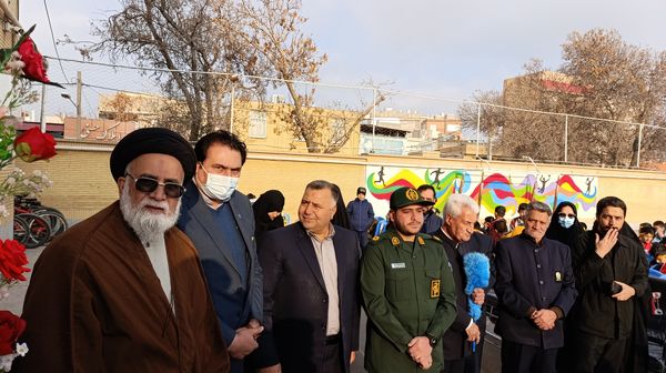 مراسم زنگ مقاومت در دبستان امیرمعزی 