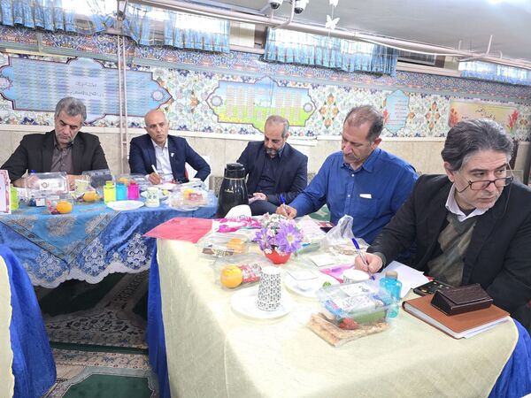 جلسه ستاد امور شاهد آموزش و پرورش ناحیه یک کرج  