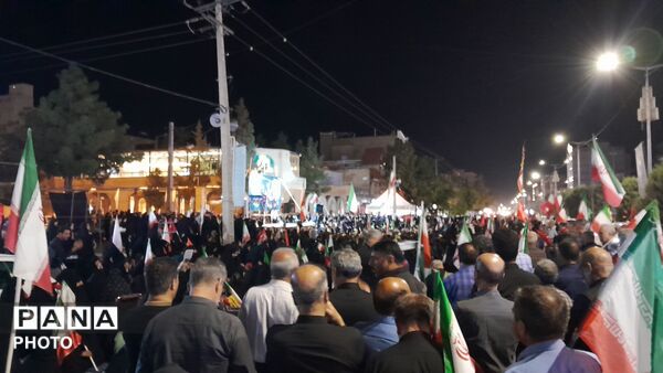 مراسم شب دوم محرم در بلوار فضل نیشابور-۲