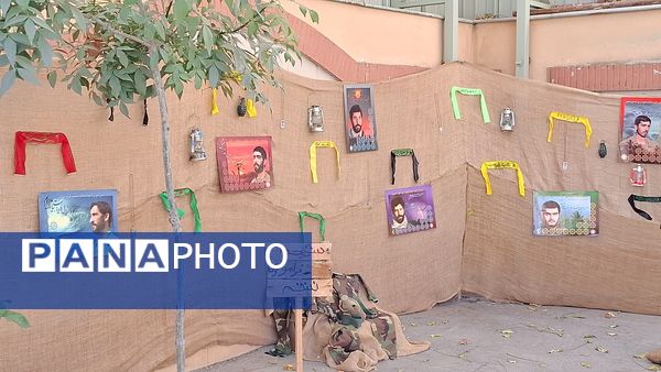 مراسم استقبال از شهید گمنام در دبیرستان دخترانه امام رضا(ع) واحد ۱۲ مشهد