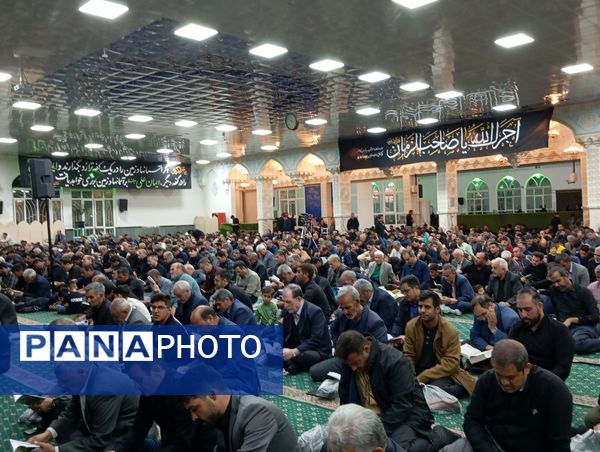 برگزای مراسم شب قدر و نوزدهم ماه رمضان در امامزاده سید حمزه کاشمر