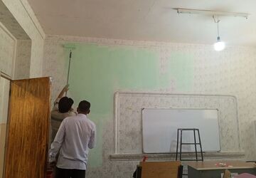 رنگ تازه برای مهر تازه؛ دبستان معرفت در مسیر شاداب‌سازی