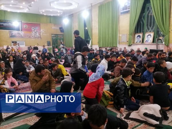 جشن عید مبعث پیامبر در حسینیه شهر بار نیشابور