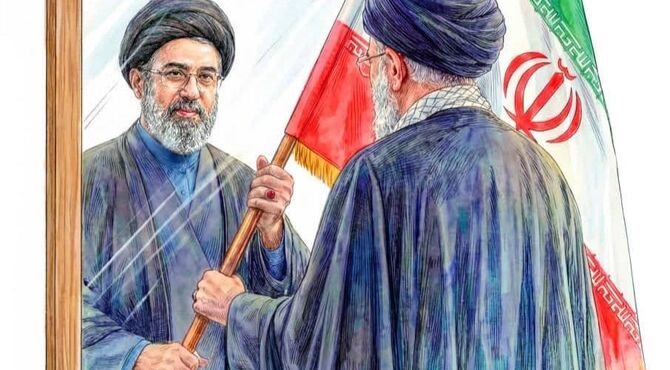 نور خدا عیان شد، خامنه‌ای جوان شد