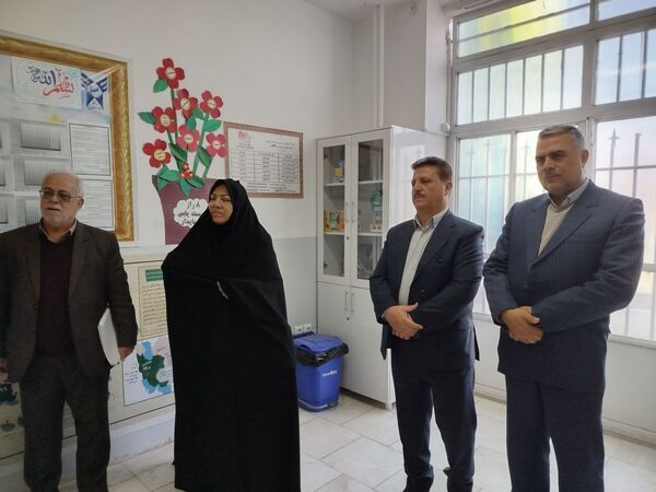 بازدید ارزیاب مدارس سما استان خراسان رضوی از دبیرستان پسرانه متوسطه اول سما شهرستان کاشمر 