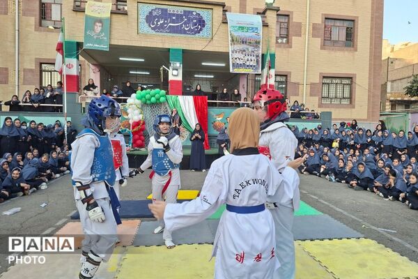 المپیاد ورزشی درون مدرسه ای در مدرسه دکتر حافظی ورامین