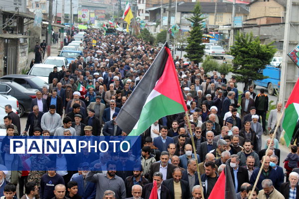 راهپیمایی روز قدس بندپی شرقی
