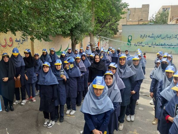 برگزاری طرح ملی داناب در آموزشگاه بنت الهدی یک شهرستان قدس با حضور  مسئولین آموزش و پرورش