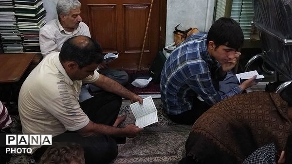قرائت دعای عرفه در مهدیه نیشابور-۱