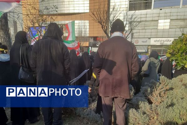 راهپیمایی و همبستگی مردم شهرستان پردیس در محکومیت اقدامات تروریستی