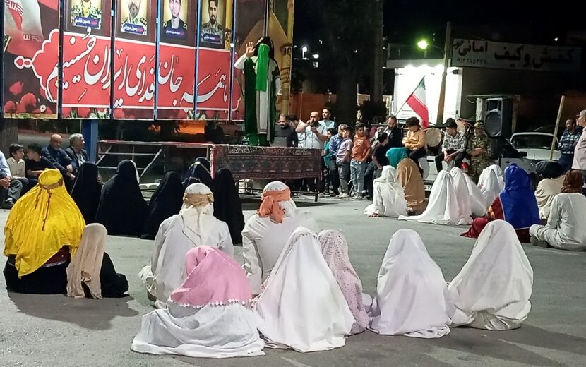 در سایه خطبه غدیر؛ کاروان نمایش آئینی در قلب اجتماعات شبانه مردمی