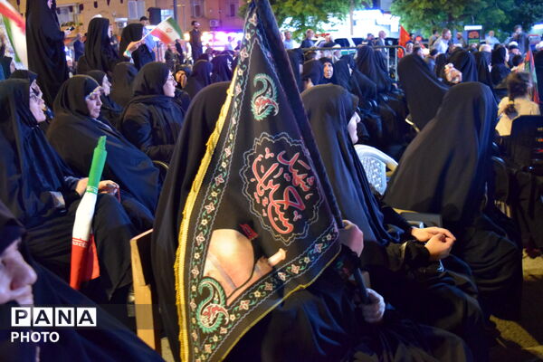 فارسان سیاه‌پوش محرم شد