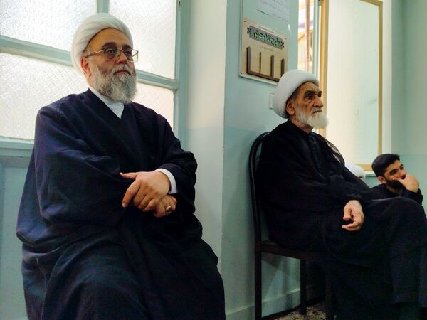 مجلس عزای حسینی در حوزه علمیه امام صادق (ع) کاشمر