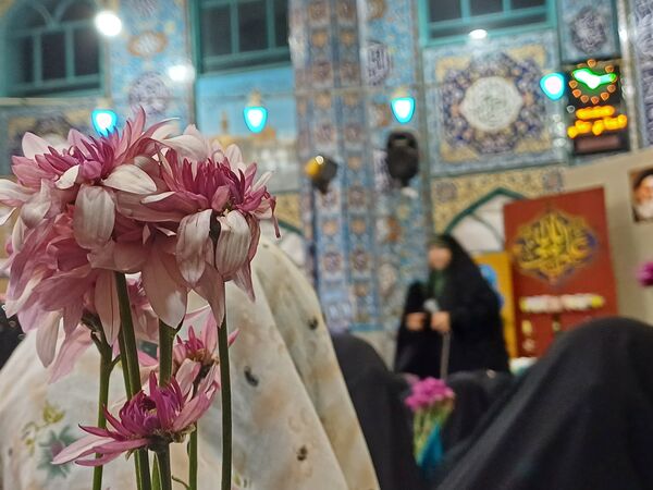 اعتکاف دانش‌آموزی مسجد موسی بن جعفر شهر دولت آباد ویژه دختران