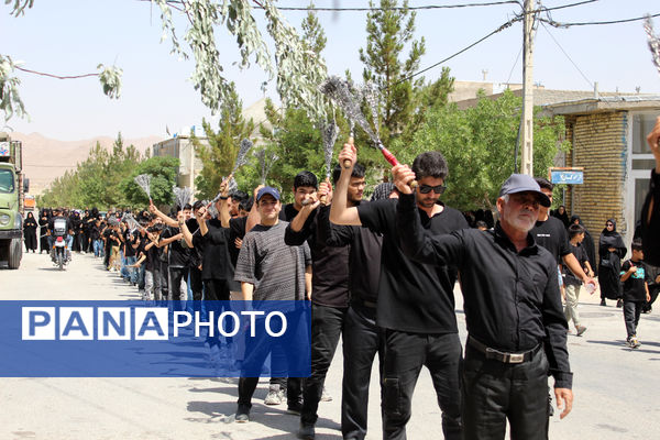 عزاداری تاسوعای حسینی در شهر درق 