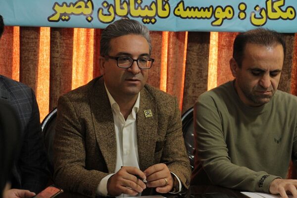 نشست خبری موسسه بصیر به‌مناسبت روز جهانی عصای سفید