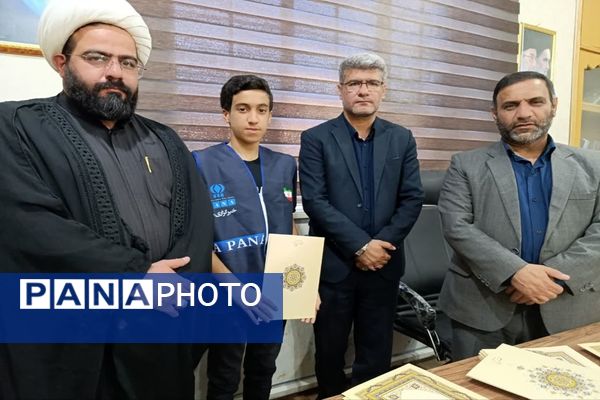 تقدیر مدیر آموزش و پرورش شهرستان کرخه از خادمان موکب دانش‌آموزی طریق الاقصی کرخه