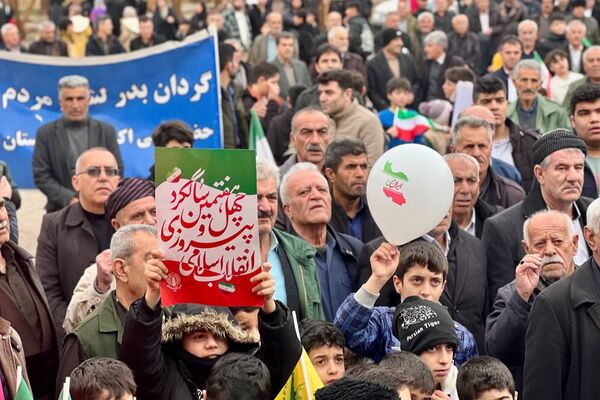راهپیمایی گسترده ۲۲ بهمن اورامانات