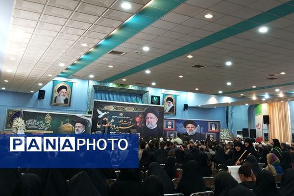 مراسم بزرگداشت شهادت آیت‌الله رئیسی و همراهانش در شهرستان رباط‌کریم 