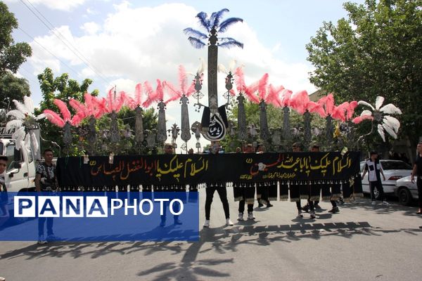 عزاداری مردم سلماس در سومین روز شهادت امام حسین (ع)
