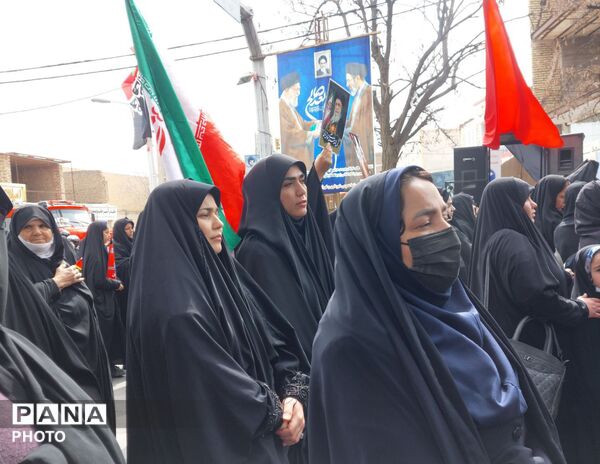 راهپیمایی باشکوه مردم باخرز در روز جهانی قدس، فریاد خونخواهی و آزادی در آخرین جمعه ماه رمضان