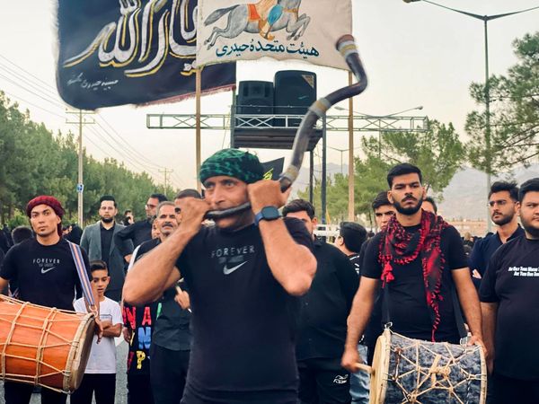 پیاده روی جاماندگان اربعین در کاشمر