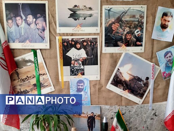 بزرگداشت یاد شهدای دفاع مقدس در دبستان دخترانه نوفل لوشاتو ناحیه سه