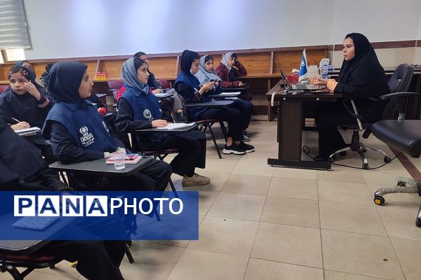 جلسه توانمند سازی دانش آموزان خبرنگاران پانا شهرستان قدس