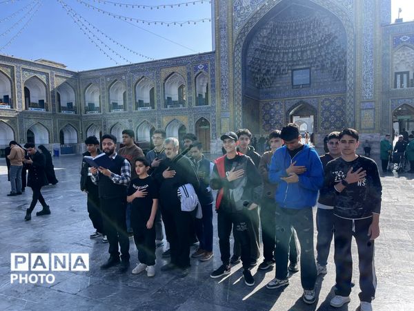 گذری بر اردوی زیارتی حرم مطهر رضوی دبیرستان شاهد ابوذر غفاری نیشابور 