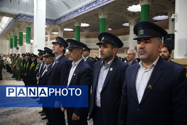 آیین خطبه خوانی خادمان حرم حضرت معصومه(س) به مناسبت روز قم