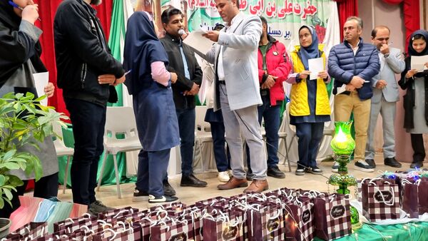 جشن ولادت حضرت علی (ع) به همت دبیرستان آسیه منطقه رضویه