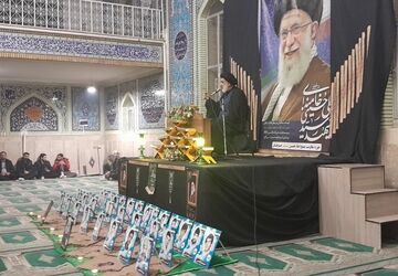 اجتماع خونخواهی امام شهید امت در شهر جونقان 