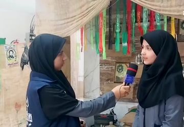 مراسم گرامیداشت هفته دفاع مقدس در مدرسه پروین اعتصامی دامغان برگزار شد