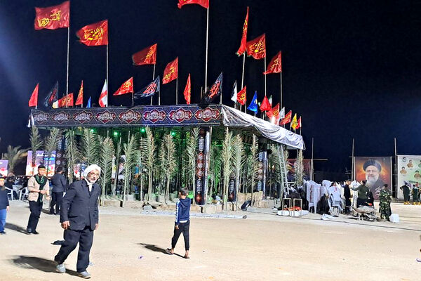 وداع و تشییع شهید گمنام در روستای شهنیا بردخون