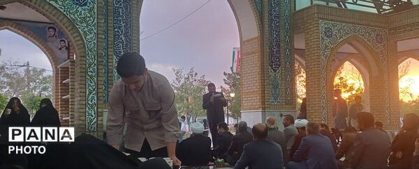 مراسم عزاداری چهلمین روز شهادت ناوبان دوم سجاد عسکری