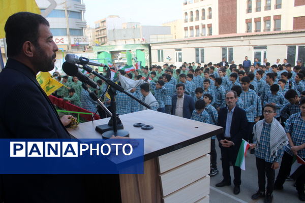 زنگ آغاز نصرالله در مدارس بوشهر