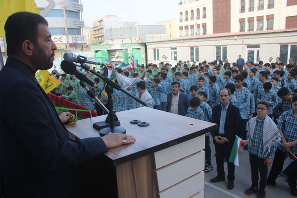 زنگ آغاز نصرالله در مدارس بوشهر