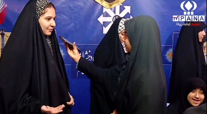 حال و هوای نوجوانان مدارس تیزهوشان قم در موکب شبهای تجمعات