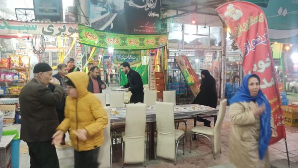 مراسم نور افشانی و ایستگاه صلواتی در شهرستان سملقان