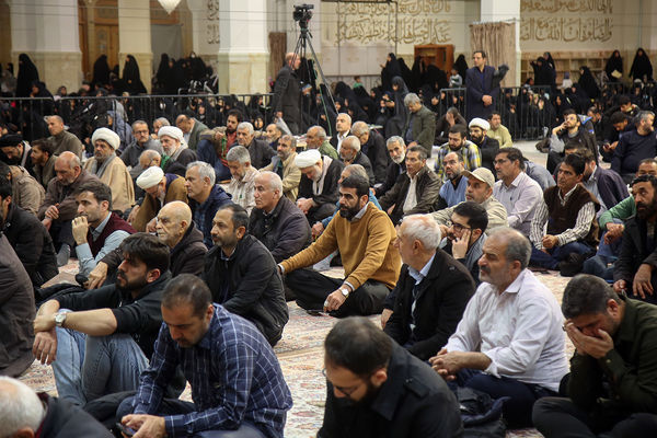 مراسم عزاداری سالروز وفات حضرت زینب در حرم بانوی کرامت