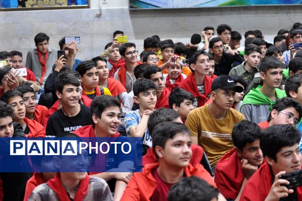 افتتاحیه سومین دوره زیارت اولی‌های پسر در مشهد