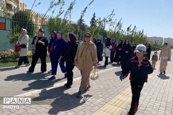 از آموزش آنلاین تا جاده سلامت؛ تدبیر مدیر مدرسه صابران یک برای بازگشت نشاط و سلامت به دانش‌آموزان