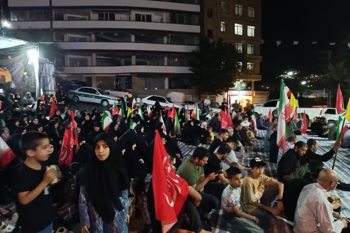 برپایی موکب هیئت معظم رقیه جان در تجمعات مردمی
