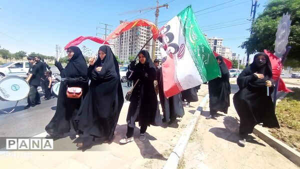 دسته عزاداری شهدای  ایران خودرو در ظهر عاشورا