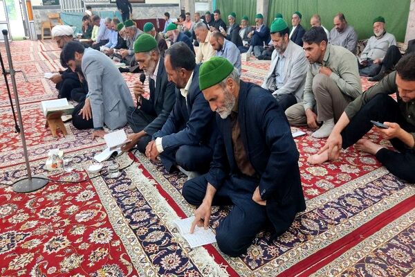 مراسم روز عرفه در مسجد جامع شهر بار 