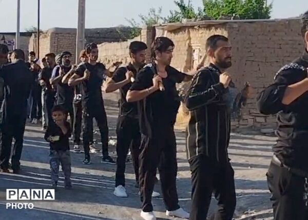مراسم عزاداری عاشورای حسینی در روستای درخت سنجد
