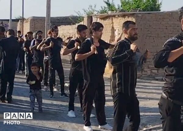 مراسم عزاداری عاشورای حسینی در روستای درخت سنجد