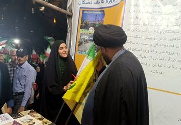 حضور امام جمعه و بخشدار رودهن در موکب خانه نخبگان دماوند