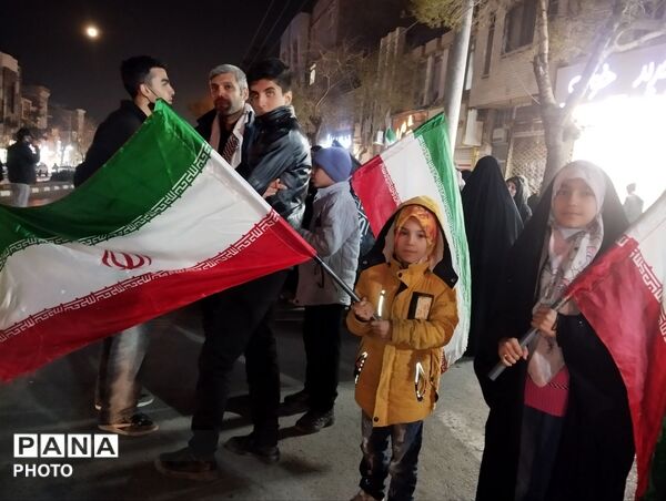 راهپیمایی باشکوه  مردم منطقه سیدی 